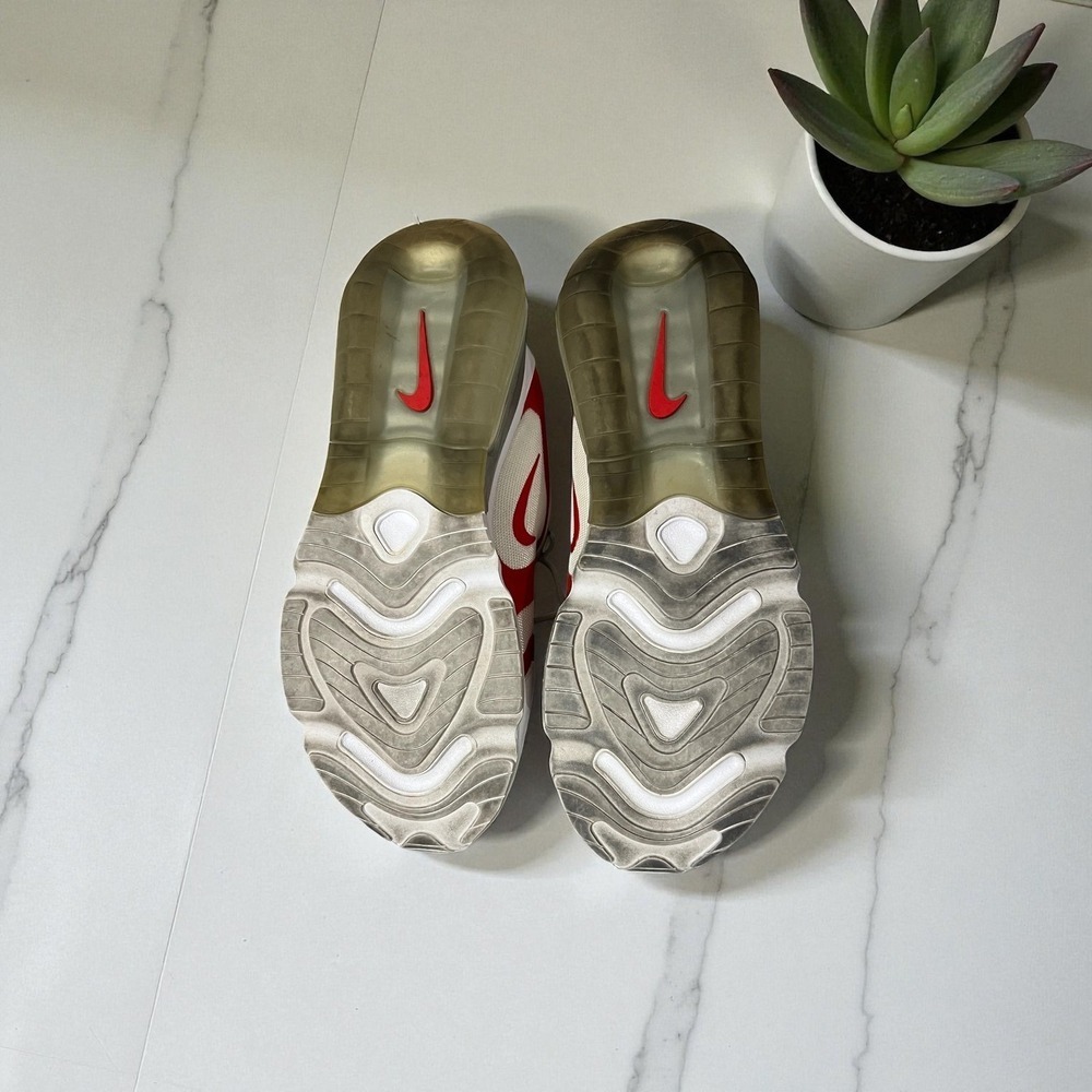 Nike‎ Air Max 200 AQ2568-100 White Red Men's Athletic Shoes Size 13 - Picture 8 of 9